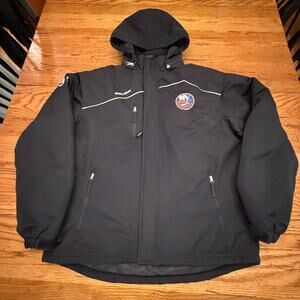 Bauer Team Hockey Youth XL Unisex Black Thinsulate Winter Jacket Removable Hood